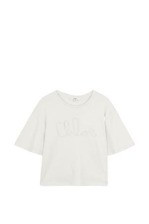 T-Shirt A Maniche Corte CHLOÉ KIDS | C20858117